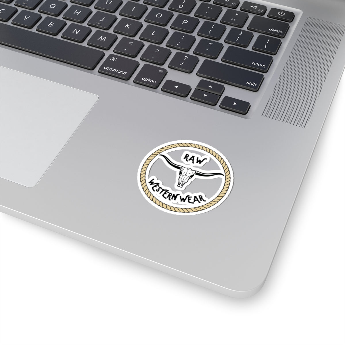 Raw Western Wear Round Sticker
