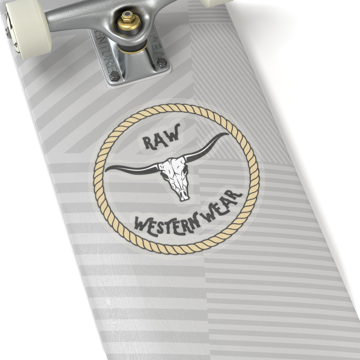Raw Western Wear Round Sticker