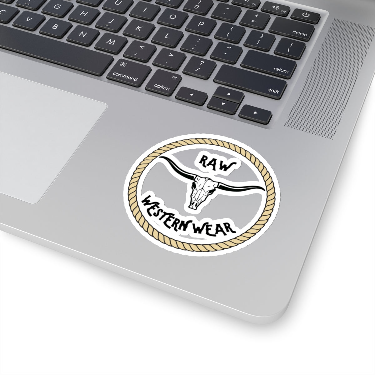 Raw Western Wear Round Sticker
