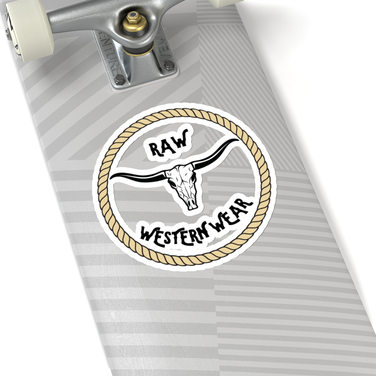 Raw Western Wear Round Sticker