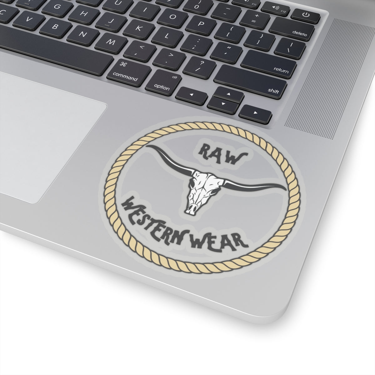 Raw Western Wear Round Sticker