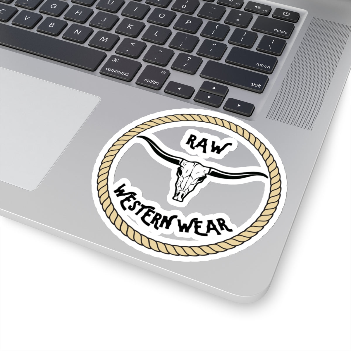 Raw Western Wear Round Sticker
