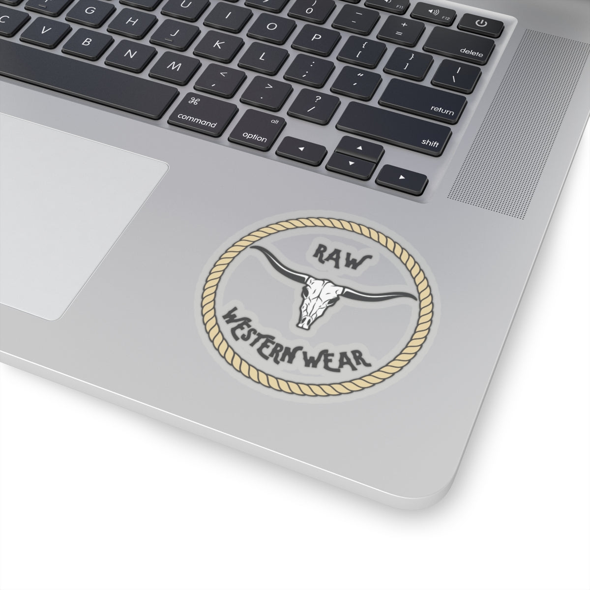 Raw Western Wear Round Sticker